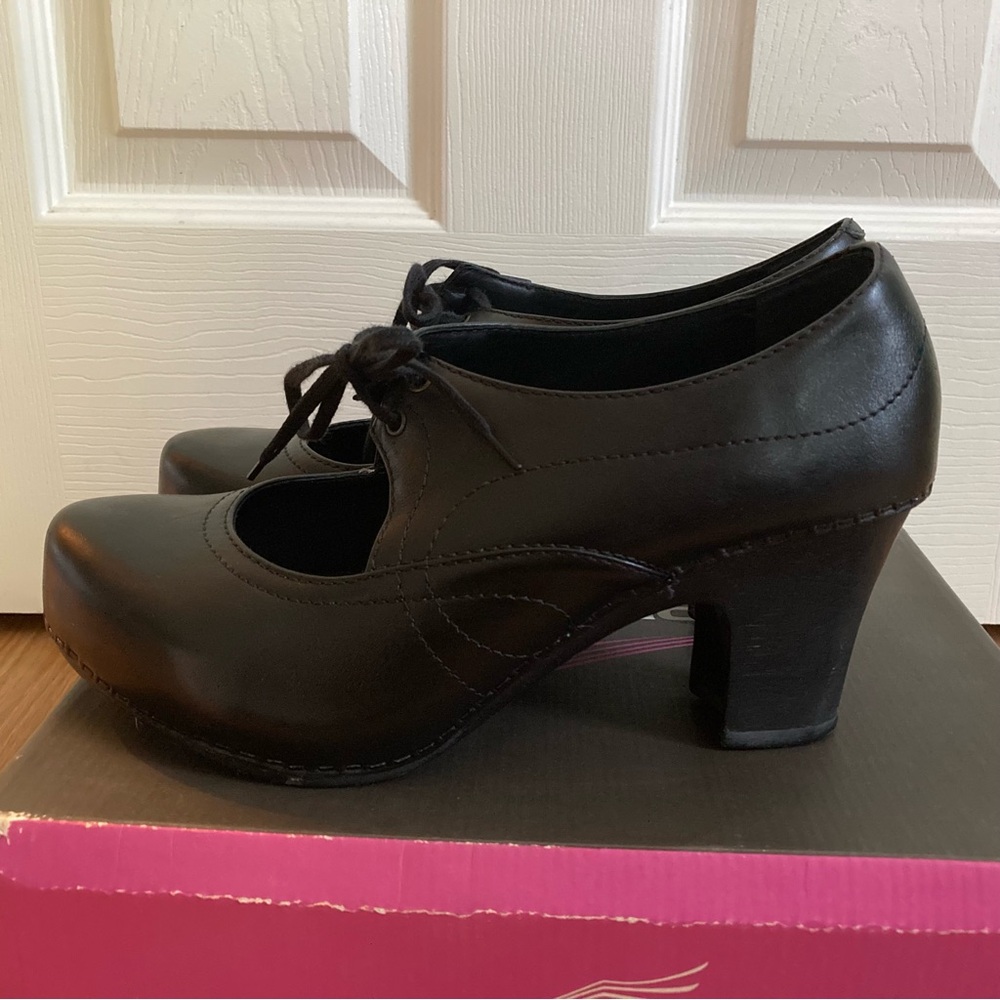 Dansko Rory Black Full Grain high heels Size 40 - Picture 6 of 10